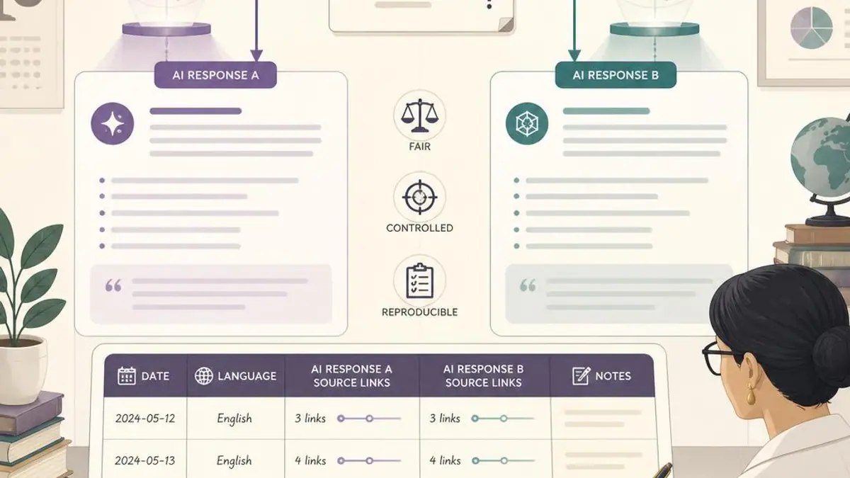 How to Compare AI Search Engines Without Mixing Measurements
